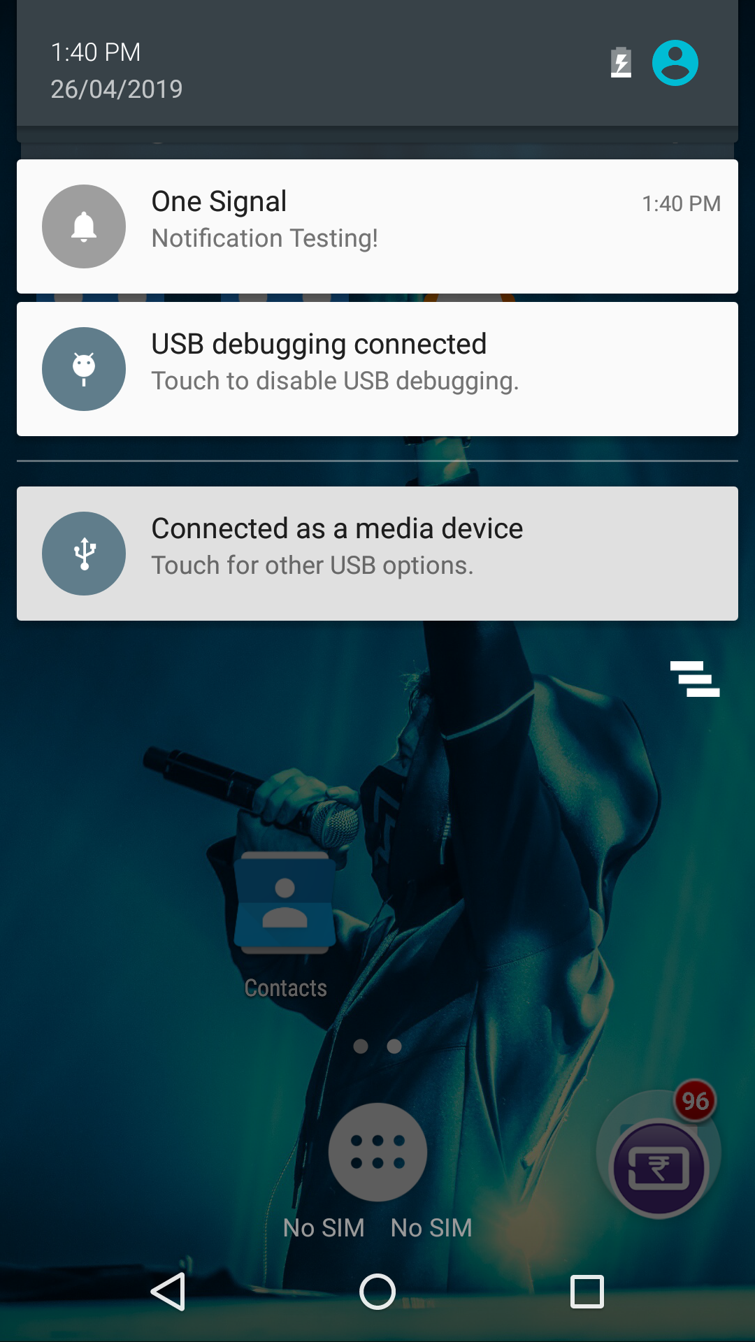 One signal Android push notification example Onesignal Android Push Notification Example